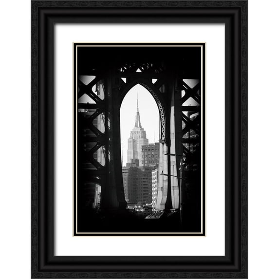 Okula, Carina 23x32 Black Ornate Wood Framed with Double Matting Museum Art Print Titled - New York 2