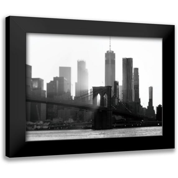 Okula, Carina 24x19 Black Modern Framed Museum Art Print Titled - New York 1