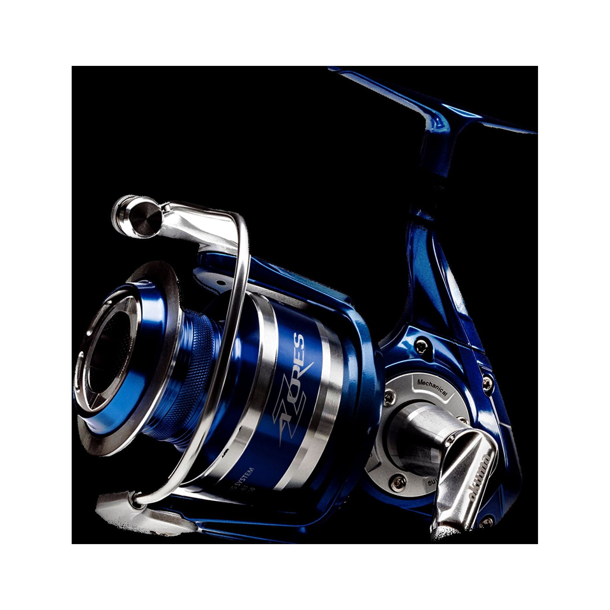 Okuma Azores 5.8:1 Left/Right Saltwater Spinning Fishing Reel - Z-4000H-BLUE  