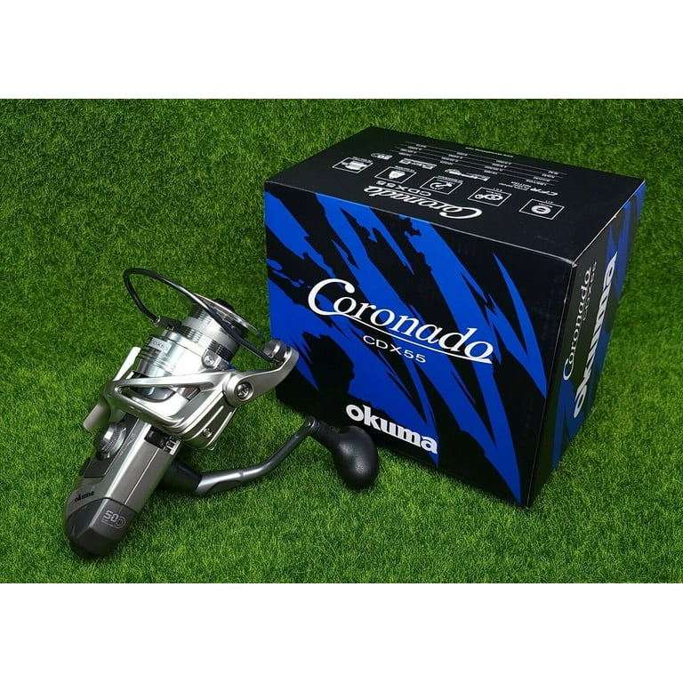 Okuma Coronado CDX-55 Baitfeeder Spinning Fishing Reel with Rear