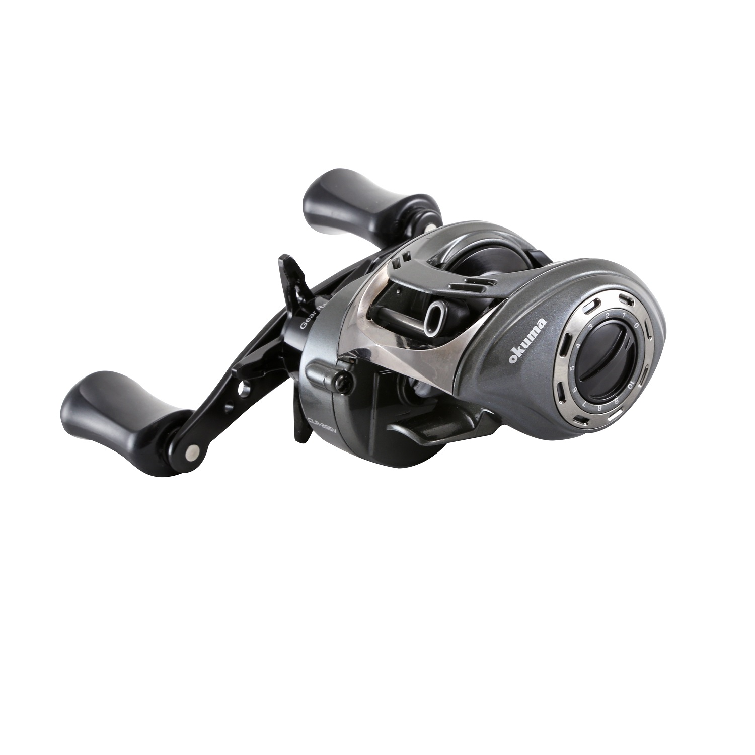 baitcast okuma reels Hakai Low Profile Reel steel SUS FLITE SHAFT with precision SUS balls and provides a perfect balance between weight OKUMA BAITCAST | Catfish Connection