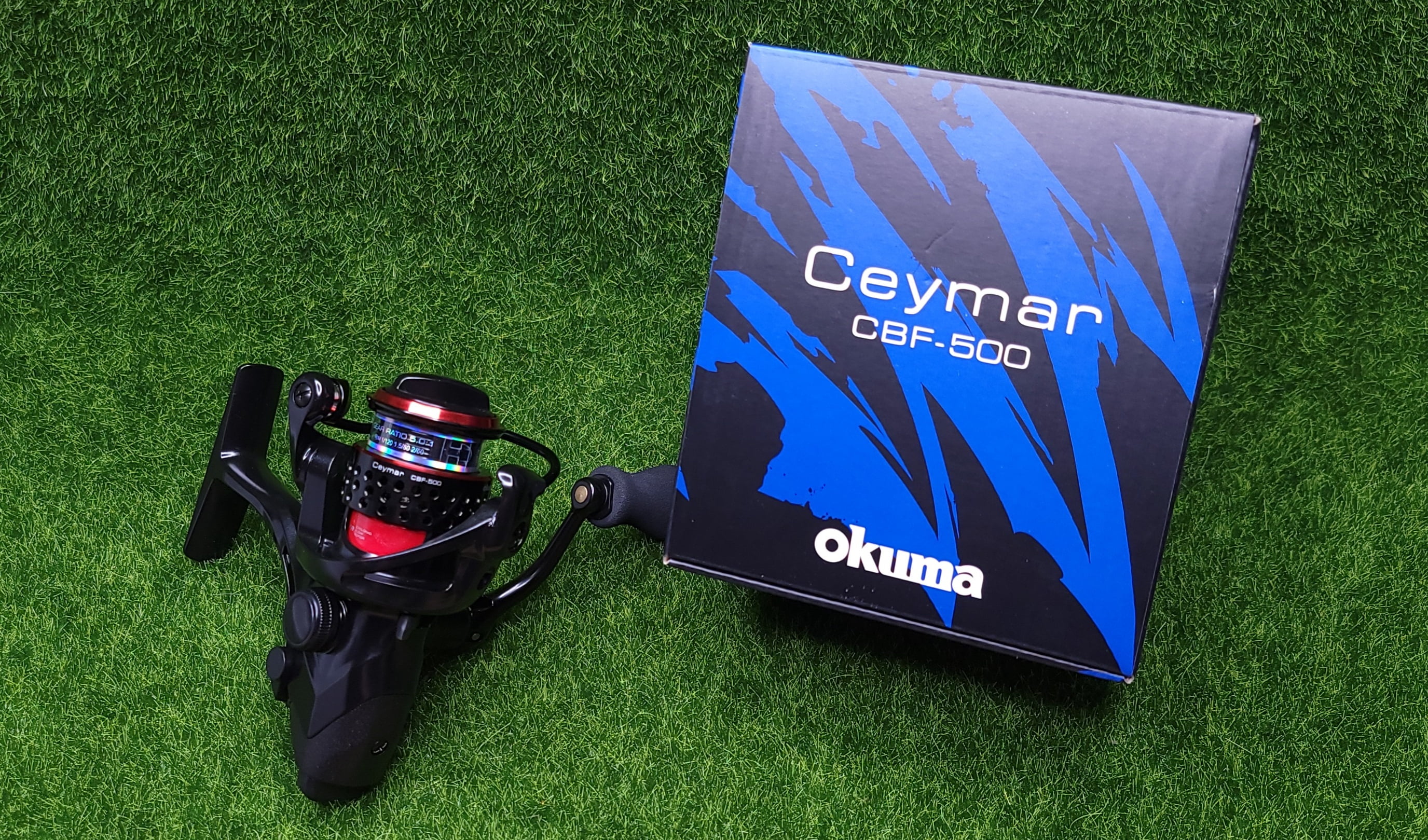 Okuma CBF-500 Ceymar Baitfeeder Spinning Reel, 7BB+1RB