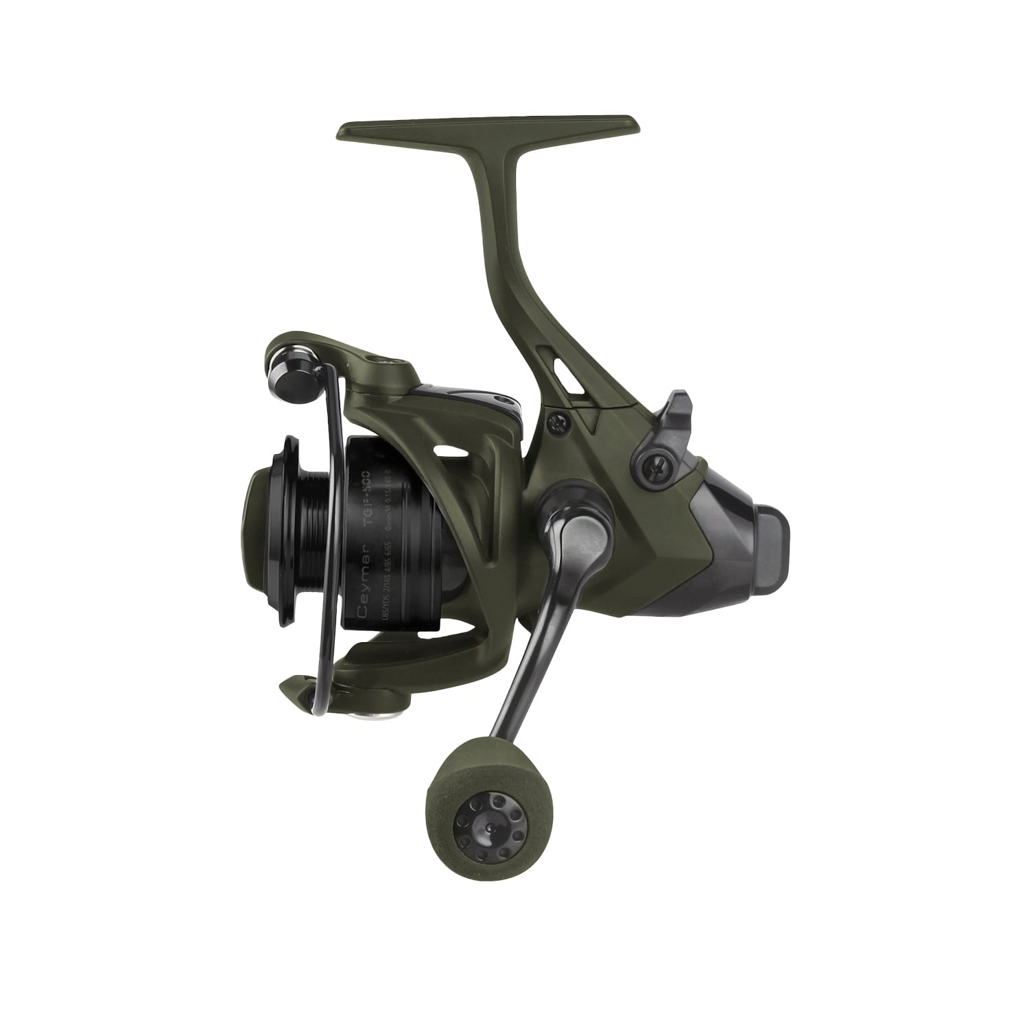 Okuma Ceymar 5.0:1 Compact Spinning Left/Right Hand Fishing Reel Green - TG-1000