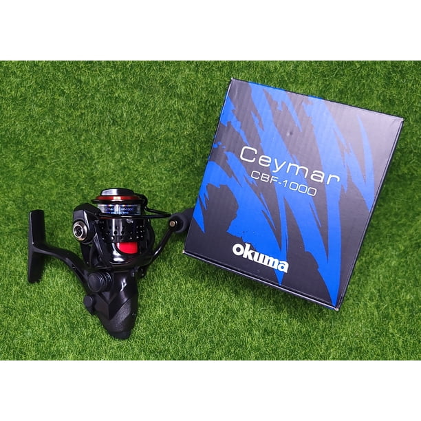 okuma ceymar 1000 baitfeeder With the RESII computer balanced Rotor Equalizing System Okuma Ceymar Baitfeeder Spinning Reels