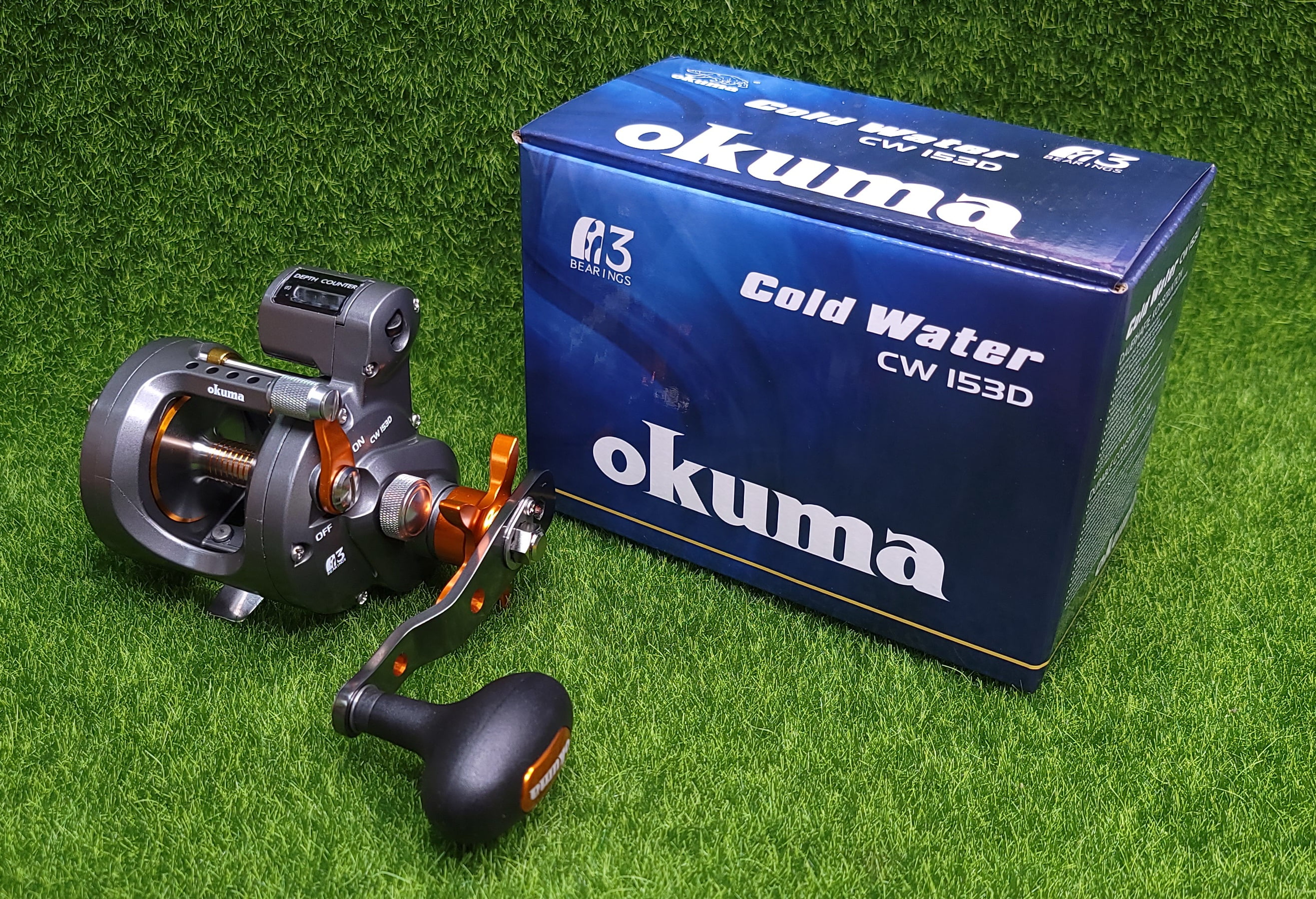 Okuma Cold Water Line Counter 5.1:1 Conventional Reel, Right Hand - CW-153D