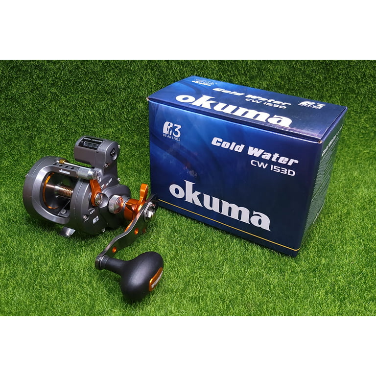 Okuma Cold Water Line Counter 5.1:1 Conventional Reel, Right Hand - CW-153D  