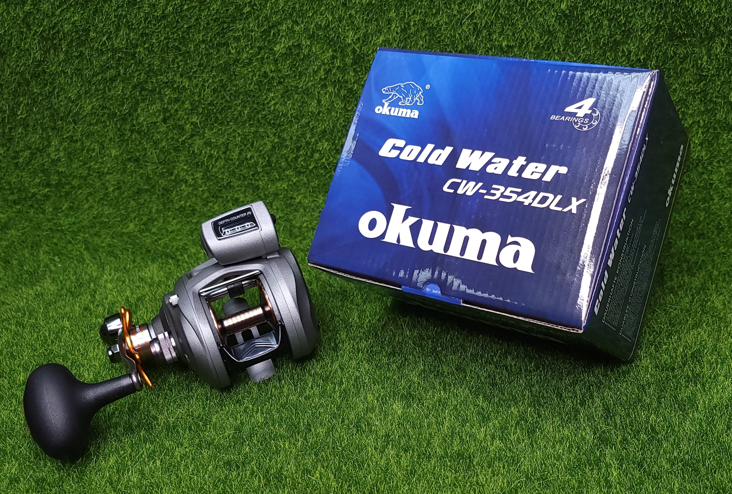 Okuma Cold Water 350 Low Profile Line Counter Reel (CW-354DLX) for sale  online