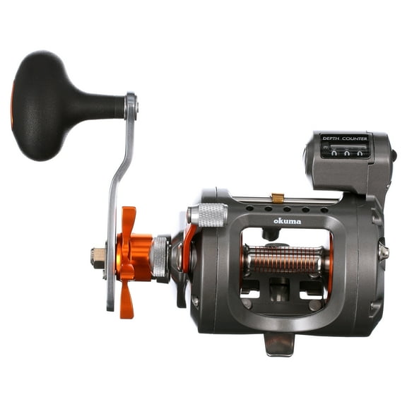 Okuma Cold Water Star Drag Line Counter Fishing Reel, Left Hand, CW-203DLX