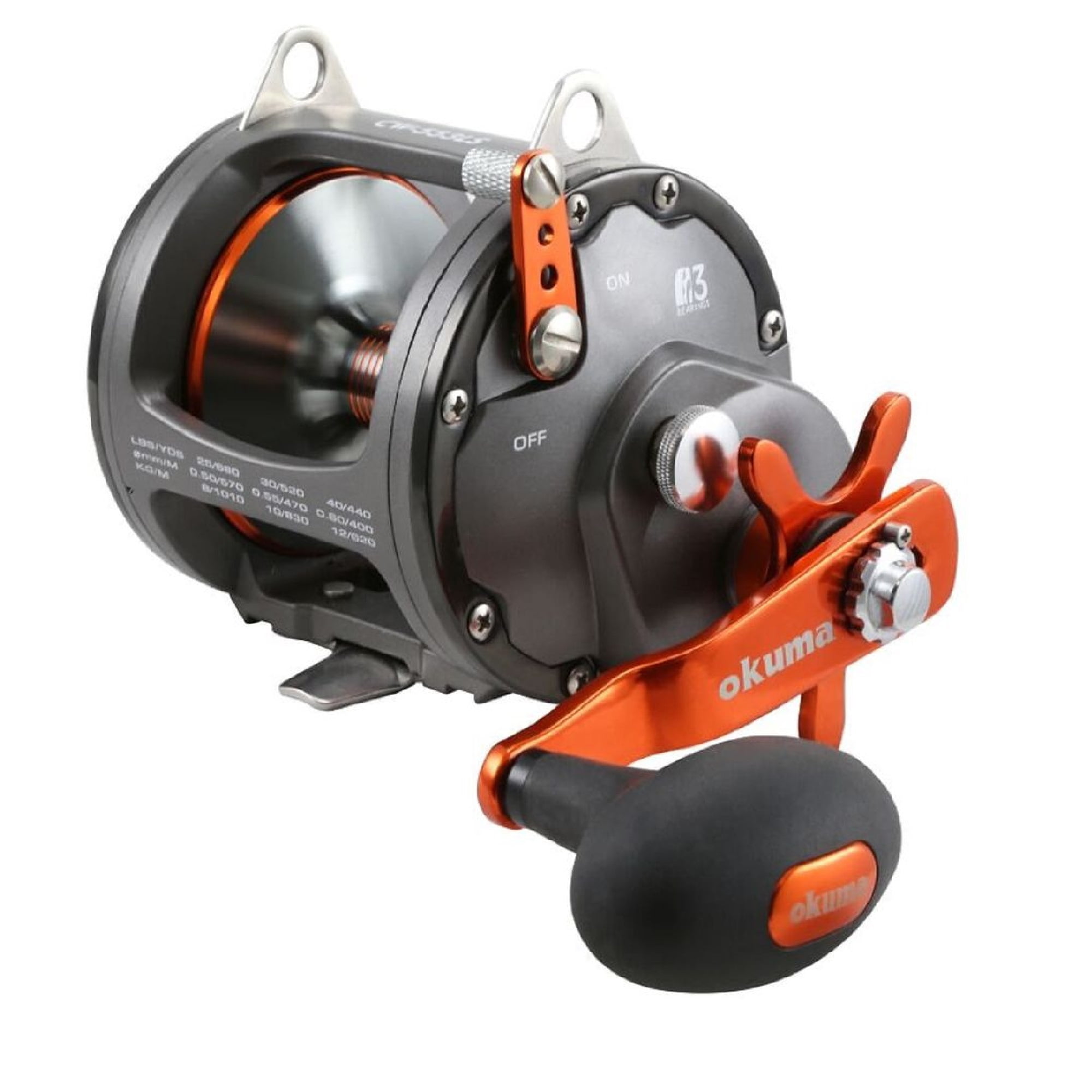Okuma Cold Water Wire Line Star Drag 4.7:1 Right Hand Conventional Fishing  Reel - CW-553LS 