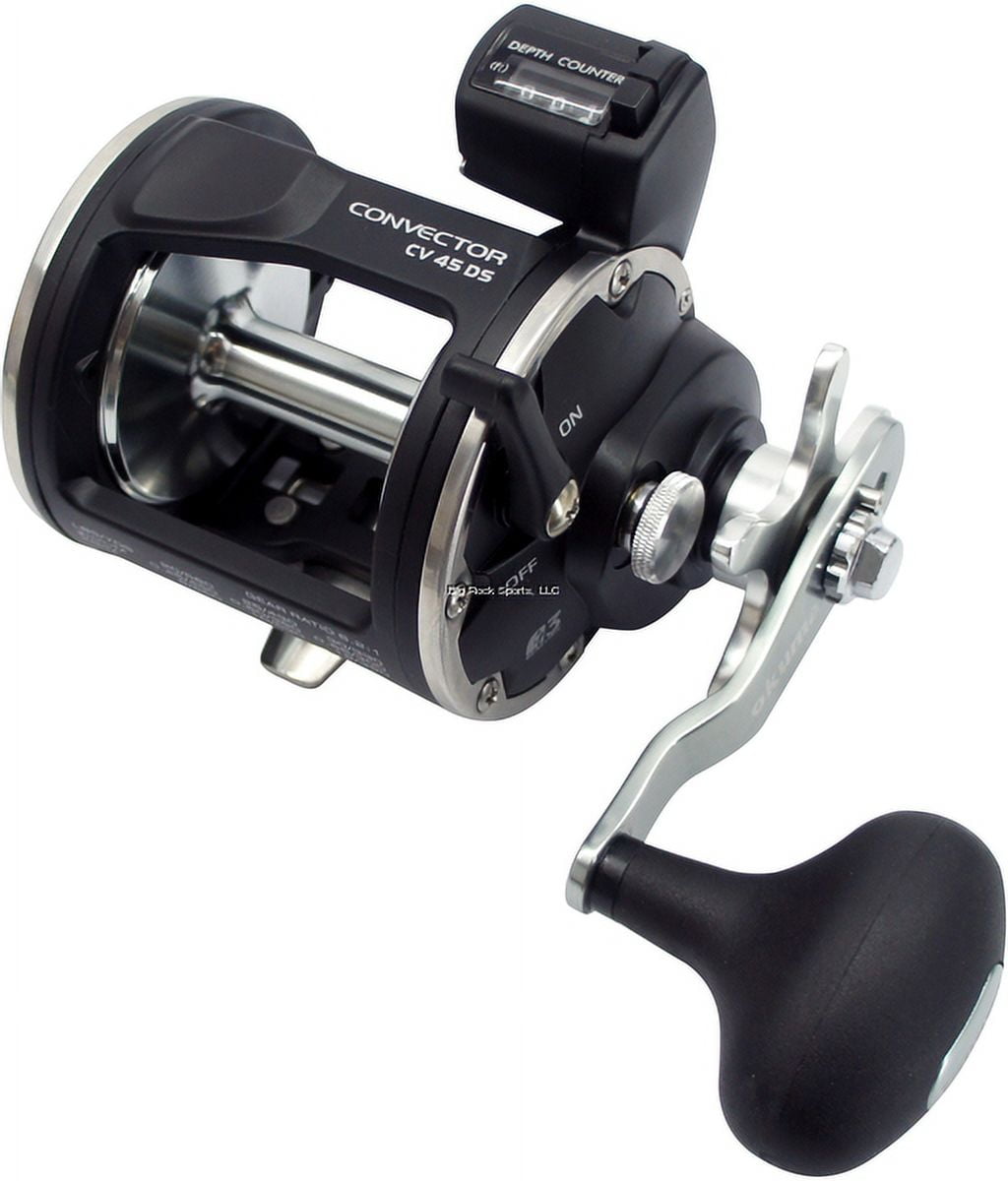 Okuma Convector Star Drag Line Counter 6.2:1 Conventional Fishing Reel,  Right Hand - CV-45DS 