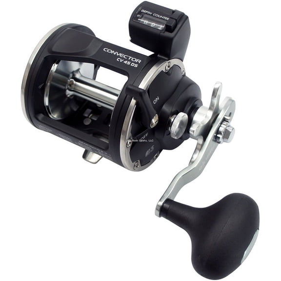Okuma Convector Star Drag Line Counter 6.2:1 Conventional Fishing Reel, Right Hand - CV-45DS