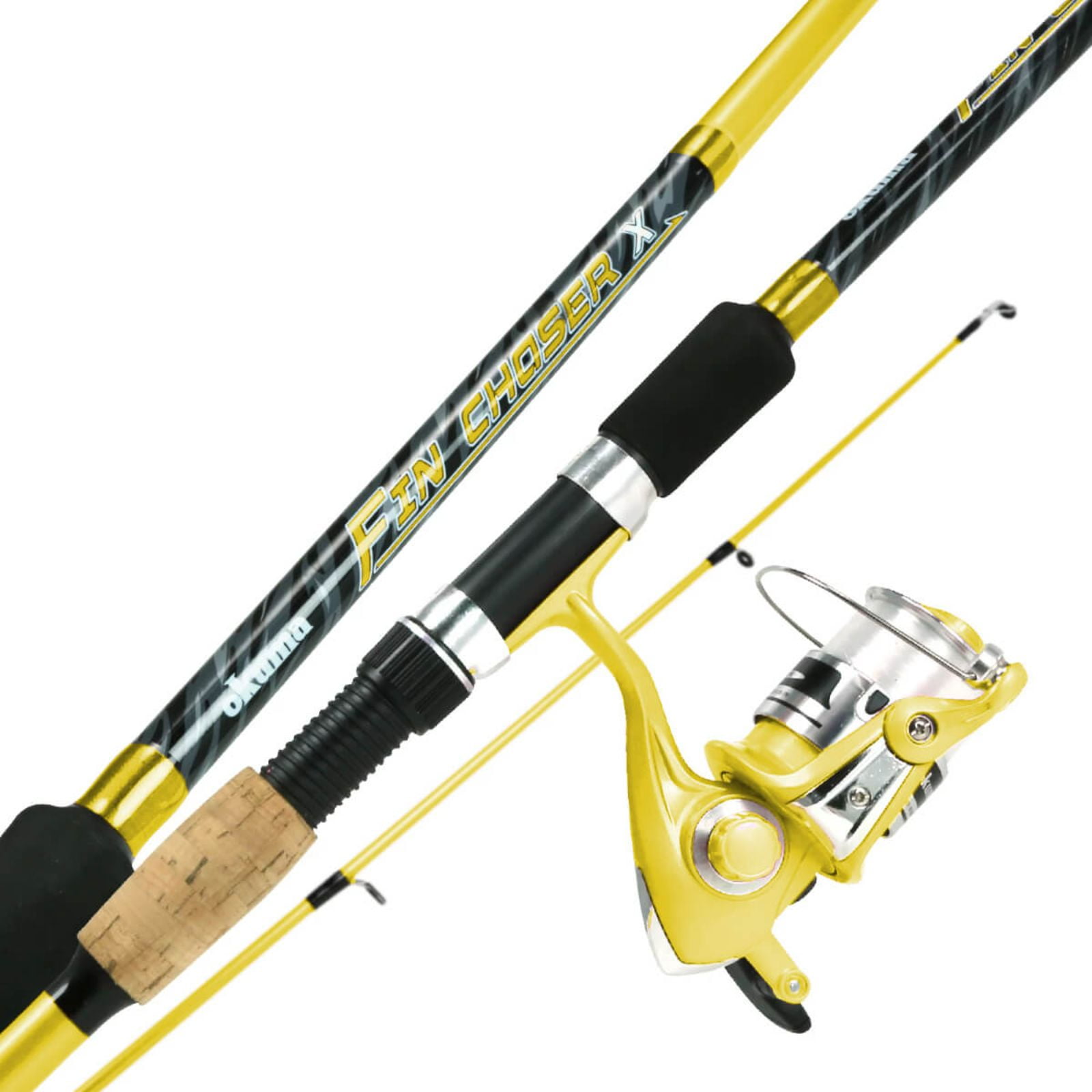 Okuma Fin Chaser X Series Spinning Combo Yellow 7Ft Rod - Walmart.com