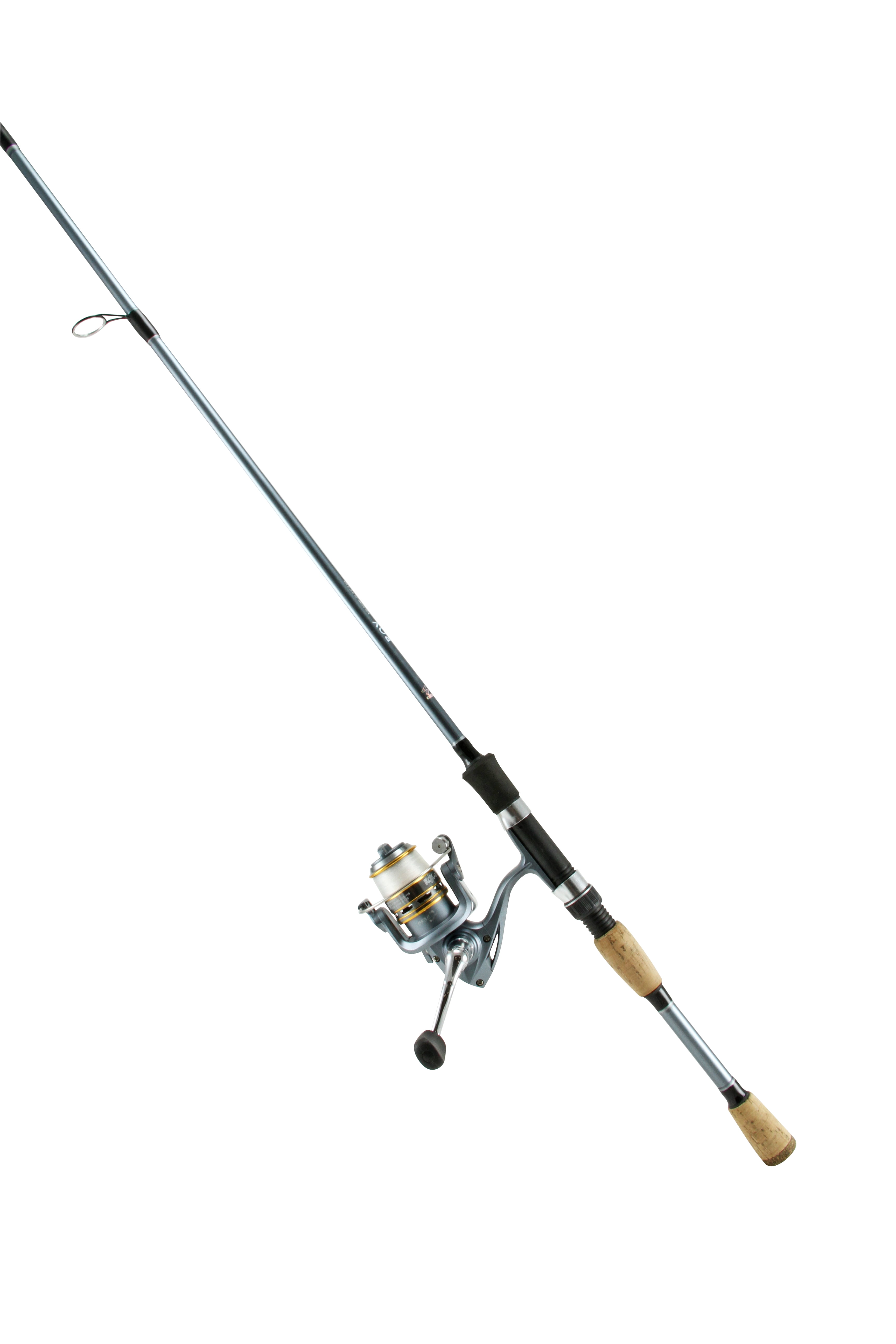 Okuma Fishing Rox 8 Medium Graphite Spinning Rod and Reel Combo 