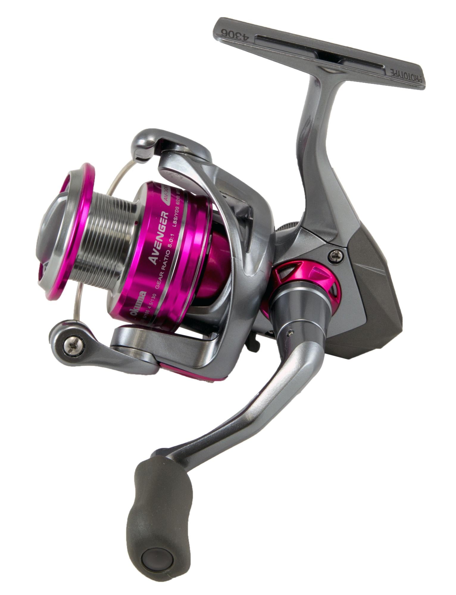 Okuma Fishing Tackle Avenger LE Spinning Reel, 5.0 1, 6BB + 1RB, 10oz, AV-4000-L