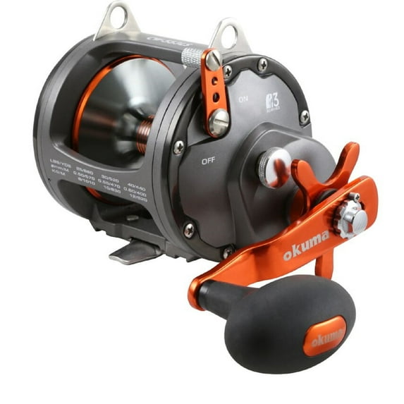 Okuma CW-553LS Coldwater Wireline Levelwind Conventional Reel, 3 BB, 4.7:1