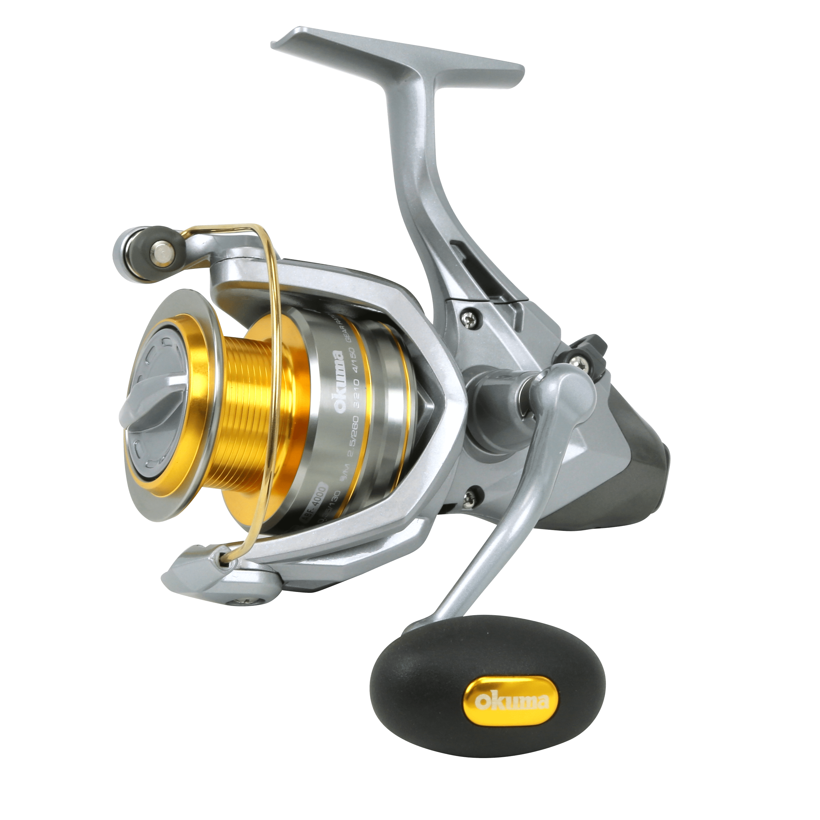 Okuma Fishing Tackle Spinning Reel, Avenger ABF 4000, Bait Feeder