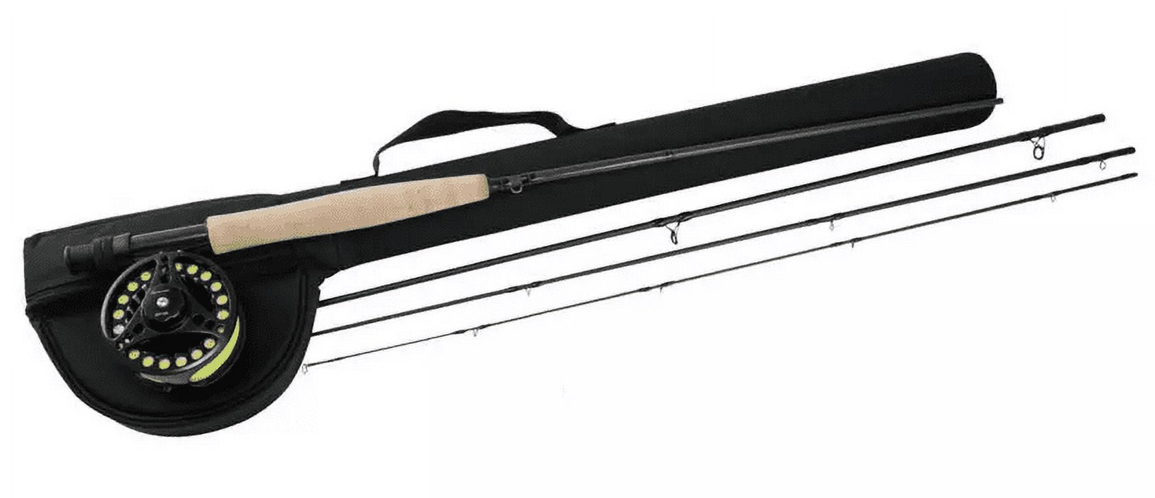 Okuma Lst Graphite & Carbon Fiber 9' Fly Fishing Rod and Reel Combo 5-Piece Rod(Adult)