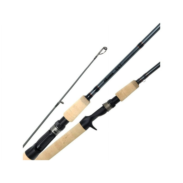 okuma sst medium heavy A Travel Spinning Rods SST-S-663La glass in halibut rods) Okuma SST Cork Grip A