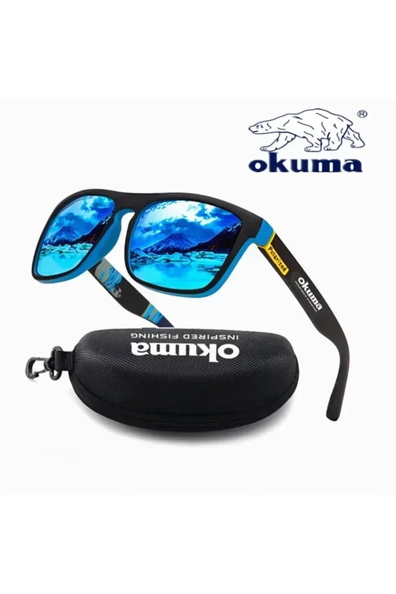 Okuma polarized sunglasses UV400 for men and women outdoor hunting, fishing, driving bicycles, sunglasses optional box