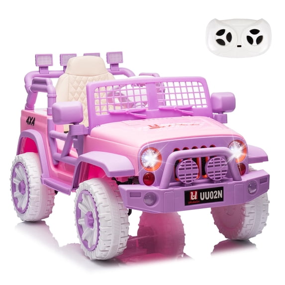 Okybaby 12V Kids Ride on Truck Car with Parent Control, Spring ...