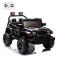 thumbnail image 1 of Okybaby 12V Kids Ride On Truck Car with Remote Control&Four-wheel Suspension, Toddler Electric Ride on Toys with Dual Motor,LED Light/USB/Bluetooth/Bonus Stickers for Kids 2+,Black, 1 of 7