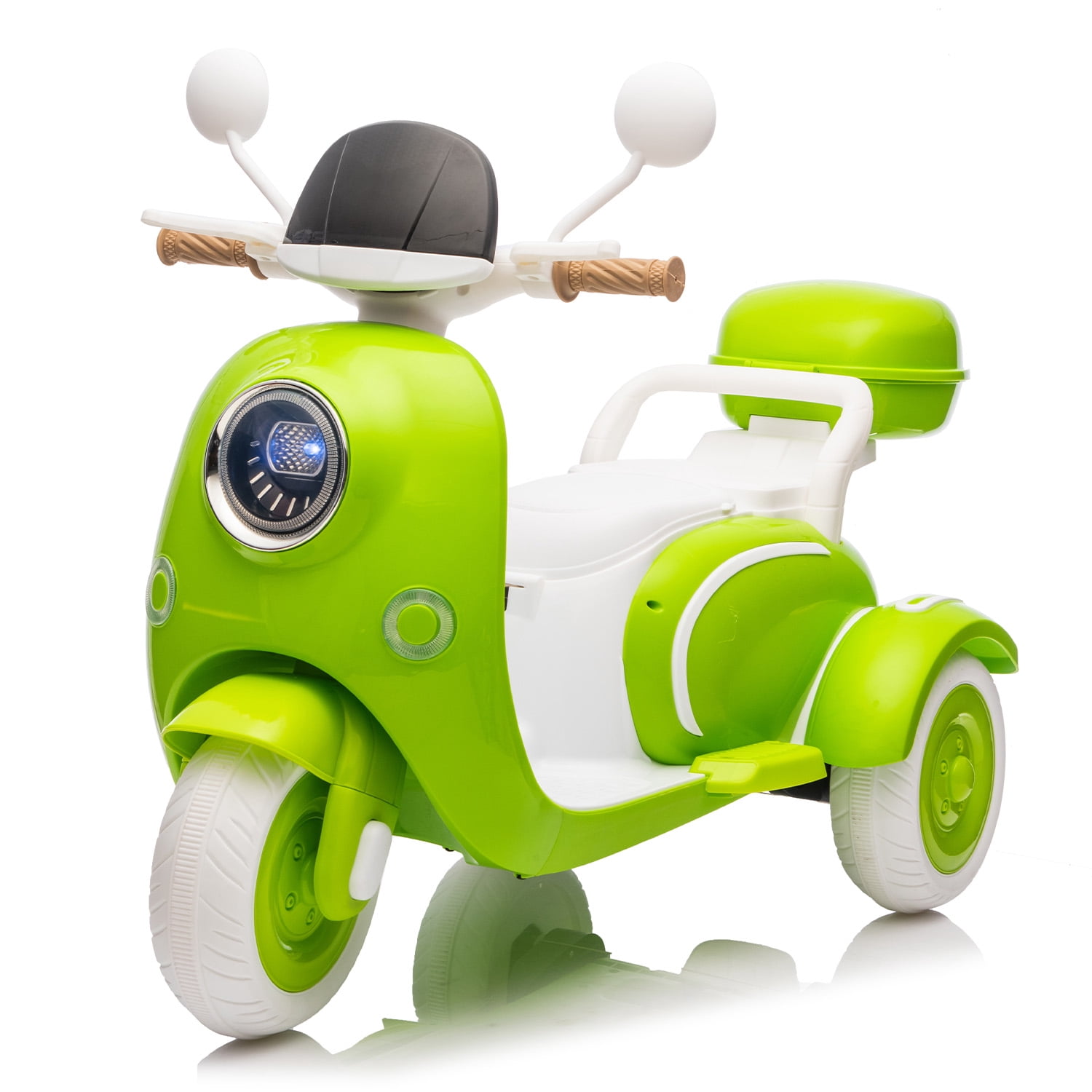 Kids Ride Motorcycle Okybaby 12V Two Seater Kids Ride on Motorcycle, 3 Wheels Electric ...