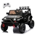 thumbnail image 1 of Okybaby 24V Kids Ride on Truck Car with Parents Remote,400W Motor, Electric Power Ride on Toy Car with High Chassis, Four-wheel Suspension, LED Light,USB,Bluetooth,MP3 for Kids Aged 3+,Black, 1 of 8