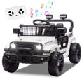 thumbnail image 1 of Okybaby 24V Kids Ride On Jeep Car with Remote Control,Four-wheel Suspension, Electric Kids Ride On Toy Car with Dual Motor,LED Light,USB,Bluetooth,MP3 for Kids of 3+, White, 1 of 7