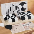 thumbnail image 1 of Okywoh Wooden Puzzle Blocks Set - 2-Player Battle Hidden Building Block Toy- 80 Cards, 1 of 6