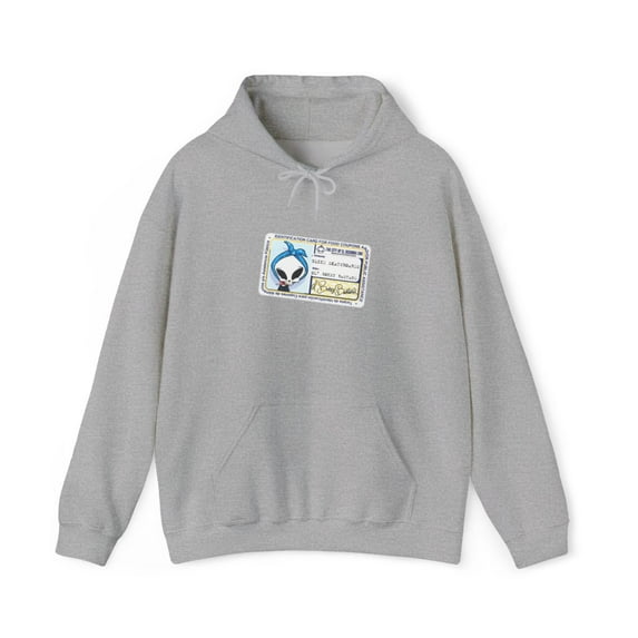 Ol Boney Bastrd ID Reaper Blind 2000s Skateboard Vintage Classic Hoodie Print - 2XL / Sport Grey