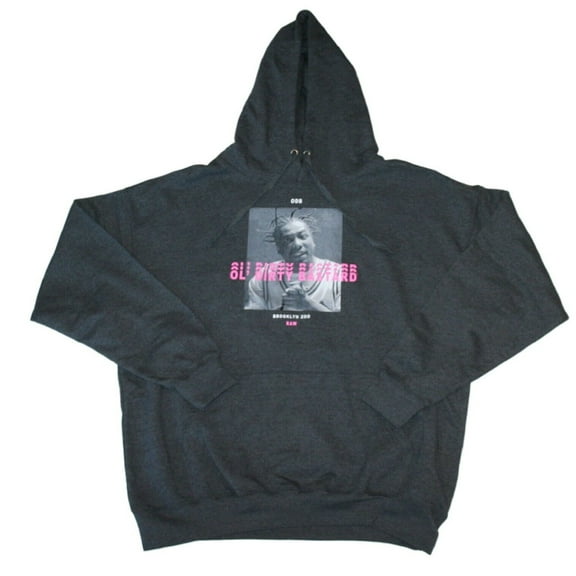 Ol' Dirty Bastard ODB Men's Unisex Sizing Charcoal Hoodie (Large)