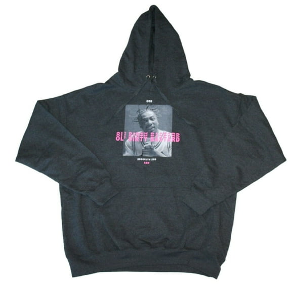 Ol' Dirty Bastard ODB Men's Unisex Sizing Charcoal Hoodie (Medium)