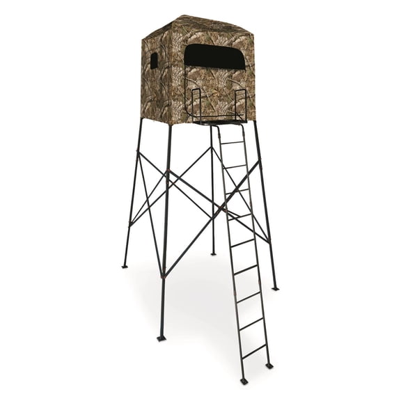 OL'MAN 12' Fortress Deluxe Quad Pod with Blind Enclosure