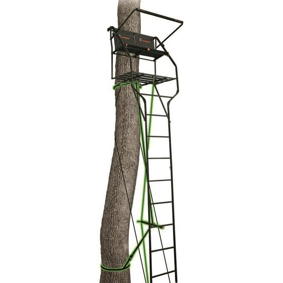 OL'MAN 18 Marksman 2-Person Jaw & Truss Ladder Stand