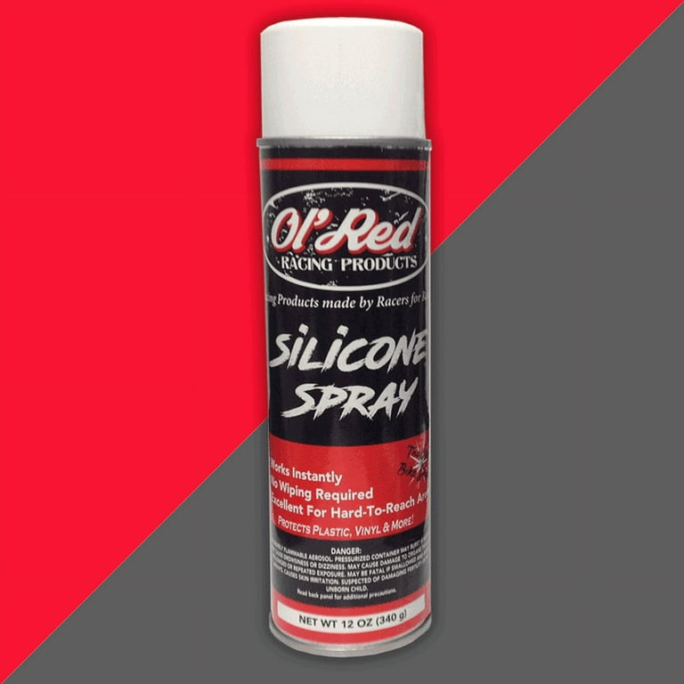 Ol' Red Racing Silicone Spray - Instantly add shine - 12oz can - Great for  Dirtbikes, ATV, Side-by-sides
