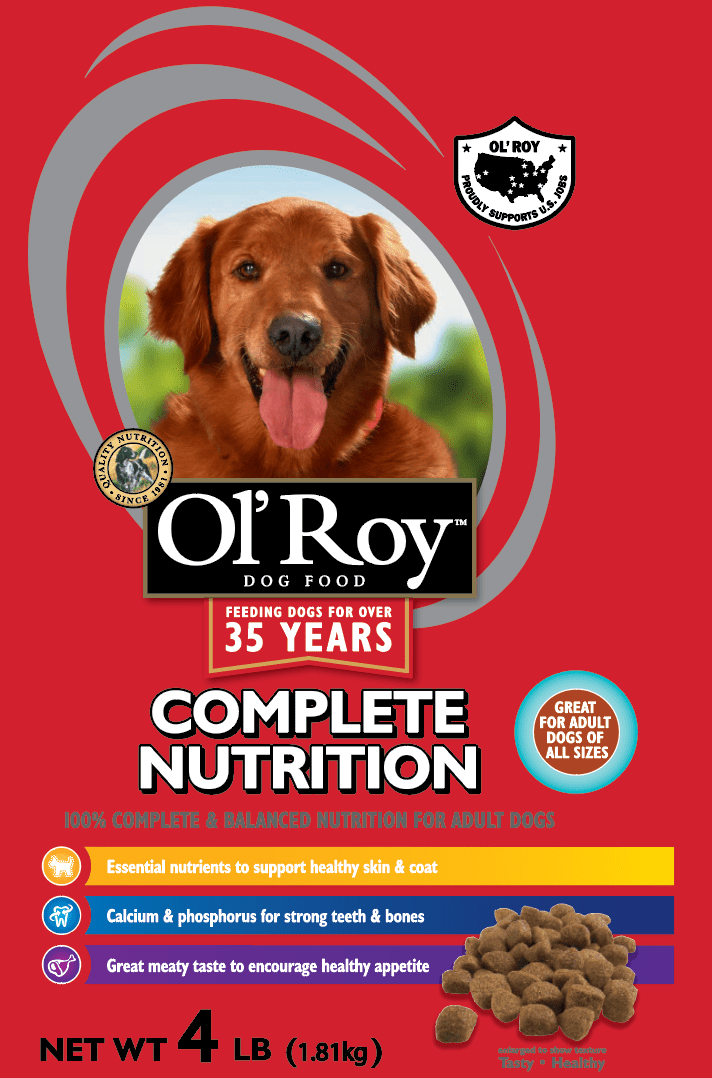 Ol' Roy Complete Nutrition Adult Dry Dog Food, 4 Lbs.