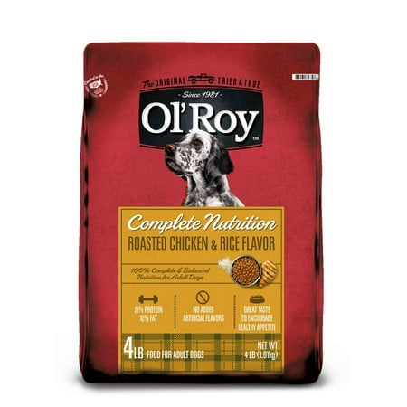 Ol' Roy Complete Nutrition Chicken Dry Dog Food, 4 lbs