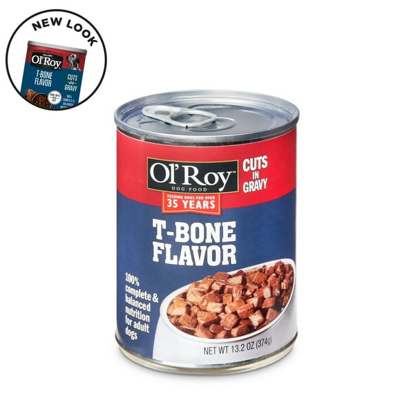 Ol' Roy Cuts in Gravy with T-Bone Flavor Wet Dog Food, 13.2 oz