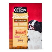Ol Roy Multi Flavored Gravy Basted Biscuits for Medium Dogs, 5 lb Box