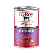 Ol Roy High Protein Chicken and Duck Flavor Wet Dog Food, 13.2 oz Can
