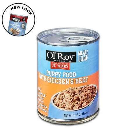 Ol' Roy Meaty Loaf Puppy Food with Chicken & Beef, 13.2 oz
