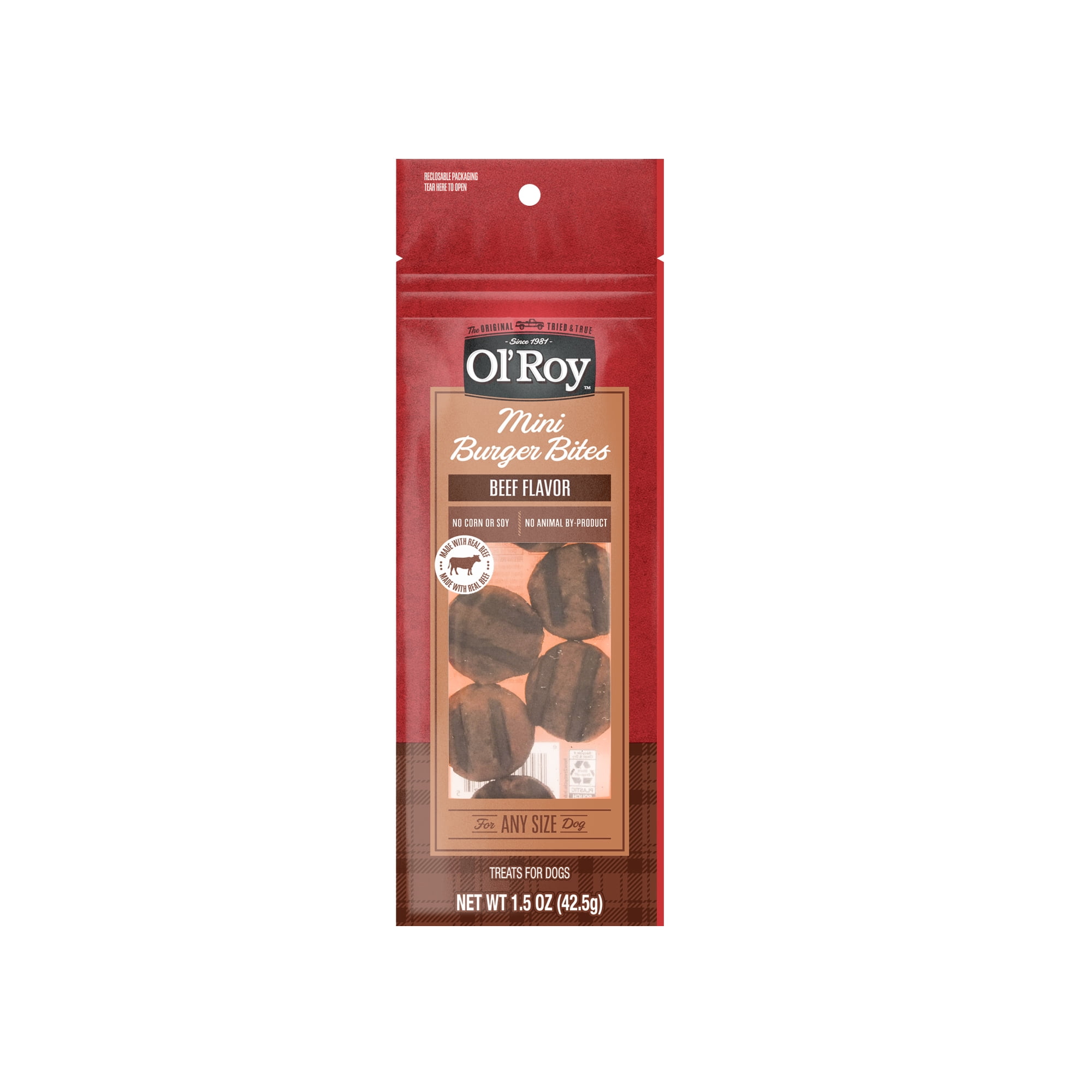 Ol' Roy Mini Burger Bites, 1.5 oz, 1 Count