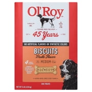 Ol Roy Multi Flavored Biscuits for Medium Dogs, 5 lb Box