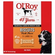 Ol Roy Multi Flavored Biscuits for Large Dogs, 10 lb Box
