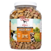 Ol Roy Multi Flavored Biscuits for Any Size Dog, 36 oz Tub