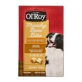 thumbnail image 1 of Ol' Roy Munchy Bone Bites with Beef Bone Marrow Dry Dog Treats for All Size Dogs, 16 oz Box, 1 of 10