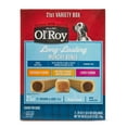 Ol' Roy Munchy Bones Dog Treats Value Pack, 21 Count