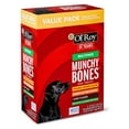 Ol' Roy Munchy Bones Dog Treats Value Pack, Chicken, Liver & Peanut