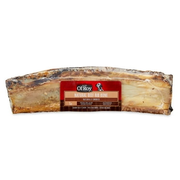 Ol' Roy Natural Beef Dry Rib Bone Chew for Dogs, 1 Count