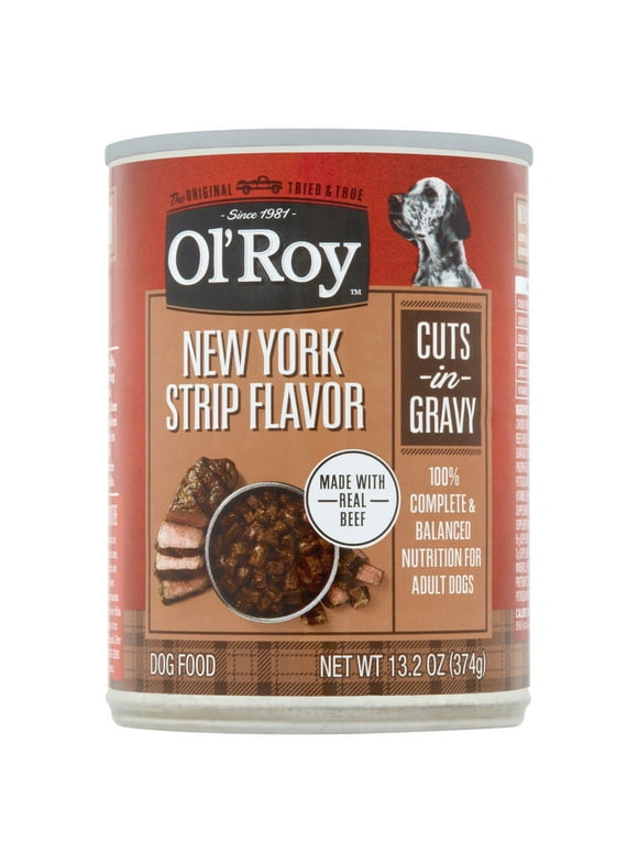 Ol' Roy Cuts in Gravy Wet Dog Food, 13.2 oz, Various Flavors